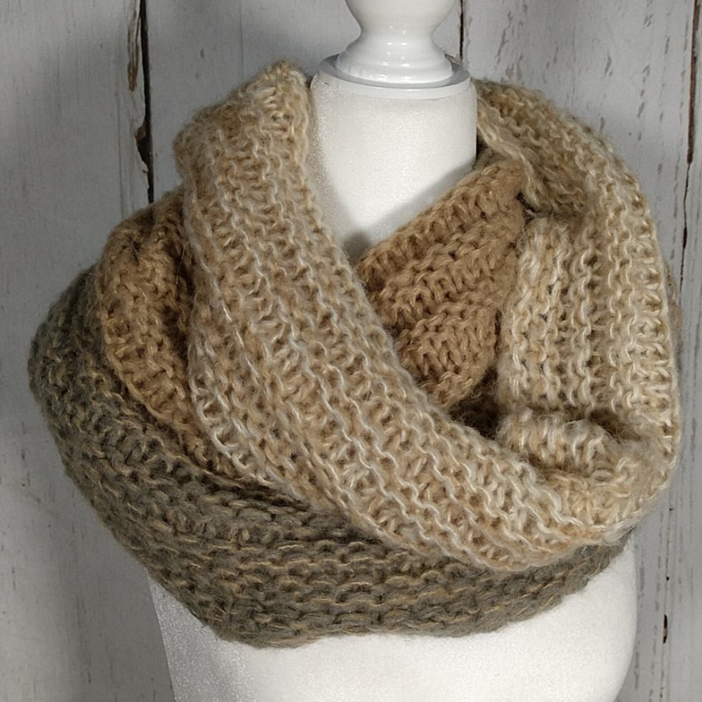 Wooden Ships Mohair/Wool Ombre Infinity Scarf